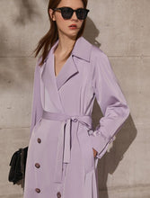Load image into Gallery viewer, Lapel Patchwork Double Breasted Trench Coat