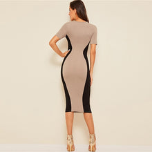 Load image into Gallery viewer, Bblack Classy Slim Fit Bodycon Dress
