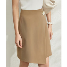 Load image into Gallery viewer, Solid Irregular High Waist Skirt