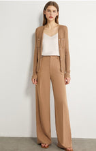 Load image into Gallery viewer, Hollow Out Knitted Single-breasted Slim Cardigan