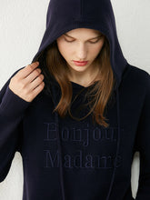 Load image into Gallery viewer, Embroidery Letter Loose Full Sleeve Hoodie