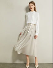 Load image into Gallery viewer, Solid Aline Calf-length Temperament Skirt