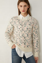 Load image into Gallery viewer, Vintage Oneck Tweed Sweater