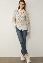 Load image into Gallery viewer, Vintage Oneck Tweed Sweater