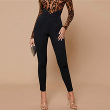 Load image into Gallery viewer, Notch Wide Waistband Skinny Zipper Cropped Pants