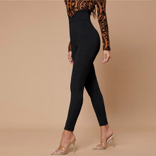 Load image into Gallery viewer, Notch Wide Waistband Skinny Zipper Cropped Pants