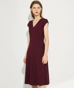 Vneck Temperament Slim Dress