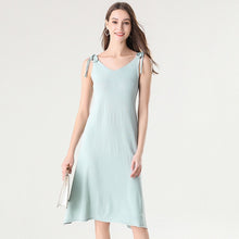 Load image into Gallery viewer, Crepe Cut Out Scallop Hem Knee Length Neon Dress